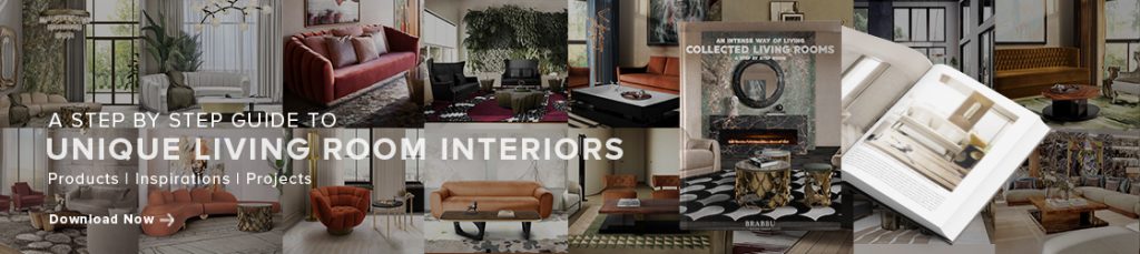 Banner of unique living room interiors: products, inspirations and projects.